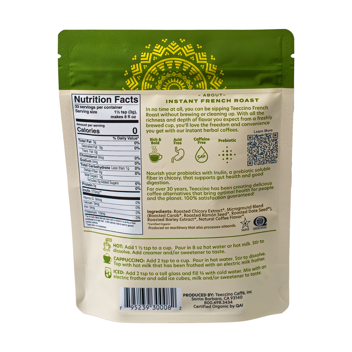 Instant French Roast Herbal Coffee