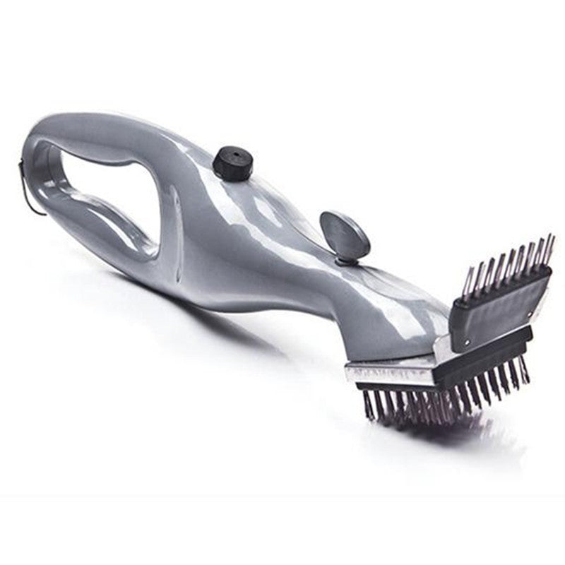 Stainless Steel BBQ Grill Cleaning Brush – Steam-Powered Scraper for Gas, Charcoal & Ceramic Grills