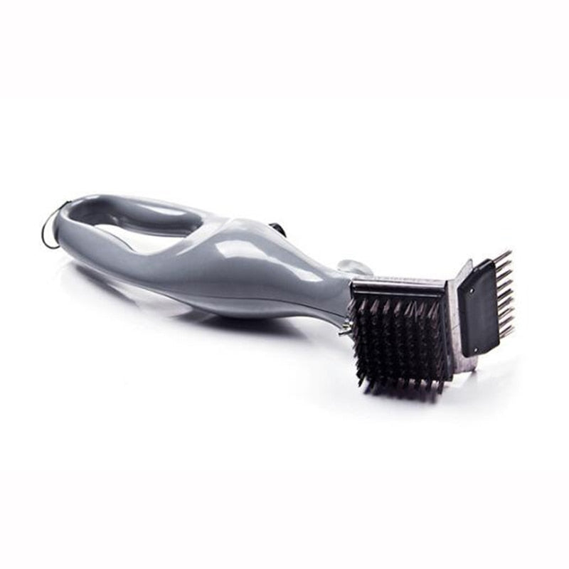 Stainless Steel BBQ Grill Cleaning Brush – Steam-Powered Scraper for Gas, Charcoal & Ceramic Grills